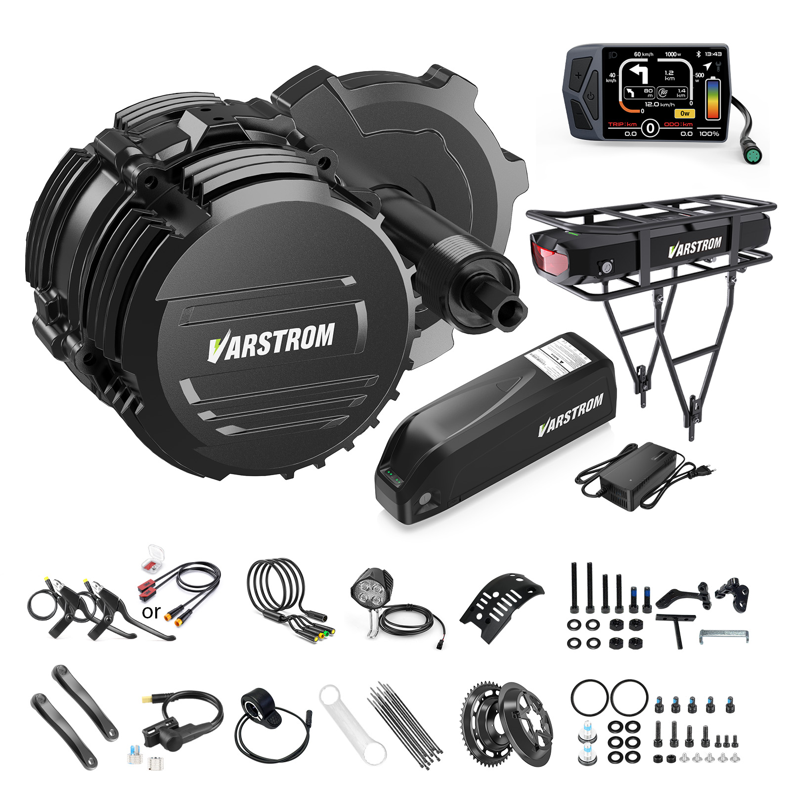 Side Hung Mid Drive Motor Kit - [สินค้าจากอเมริกา] ชุดมอเตอร์ขับกลาง Varstrom 48V500W 750W รุ่น