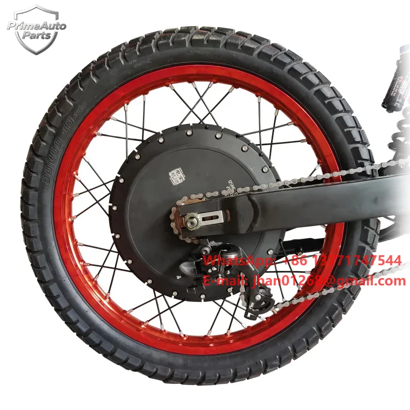 ชุดแปลงมอเตอร์ไซค์/จักรยานไฟฟ้ - 12000W Electric Motorcycle Hub Motor บทวิจารณ์และราคา